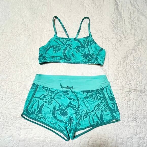 Athleta Girl Swim Shorts Outfit Size 14 - Picture 2 of 8
